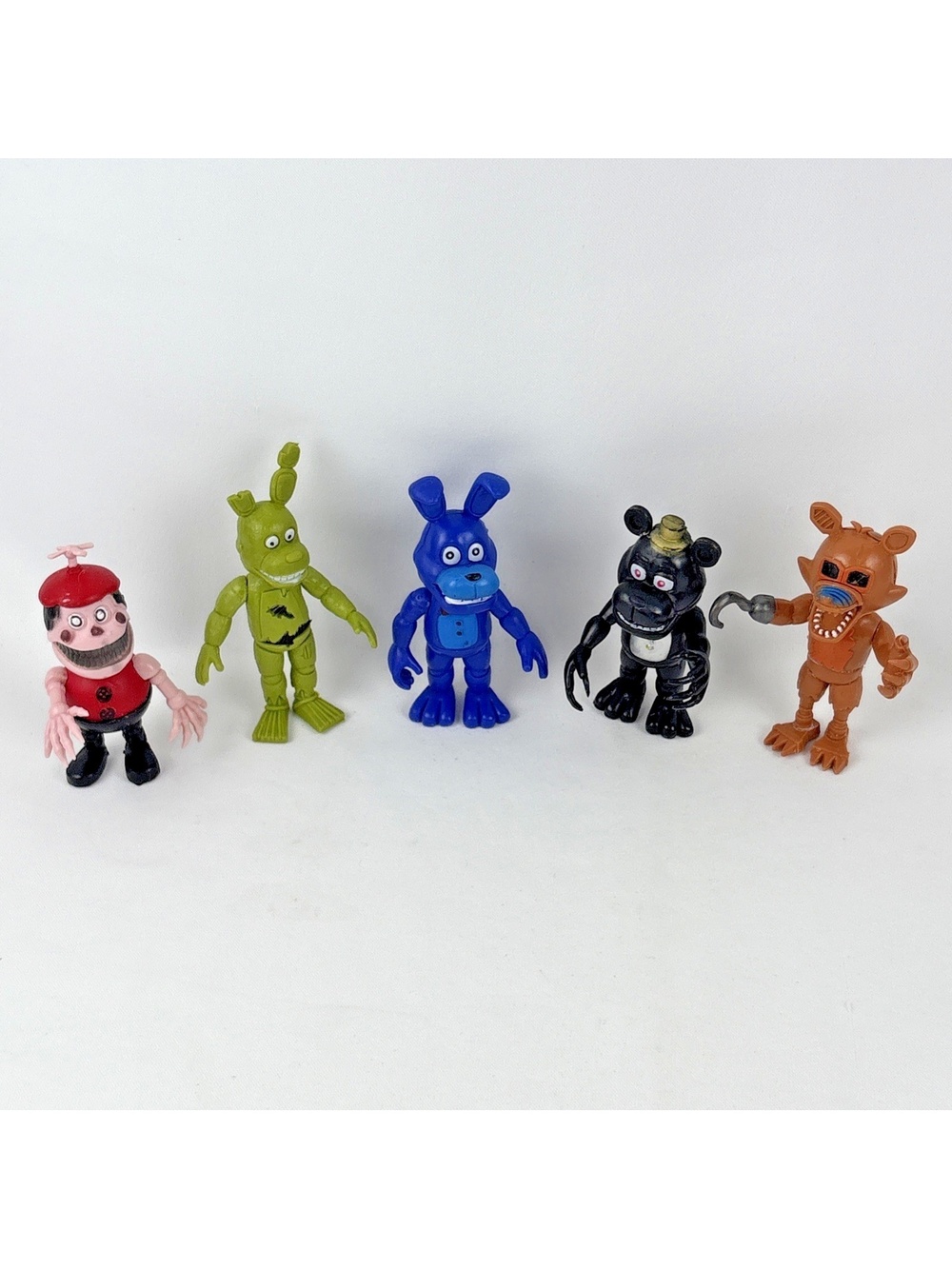Five Nights at Freddy's FNAF  4” Action Figures Lot Balloon Boy Foxy